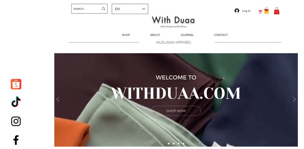 With Duaa website
